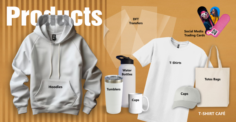 t-shirt cafe printed products